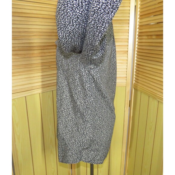 Gap Black Floral Cotton Long Sleeve Button Up Collared Shirt Size Large - Picture 7 of 10